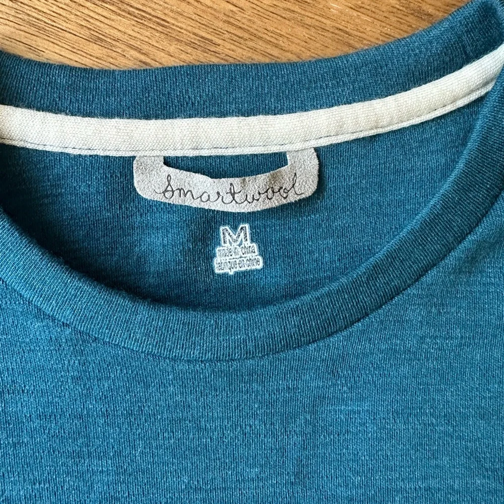 Smartwool Teal Crew Neck Top - Picture 2 of 9